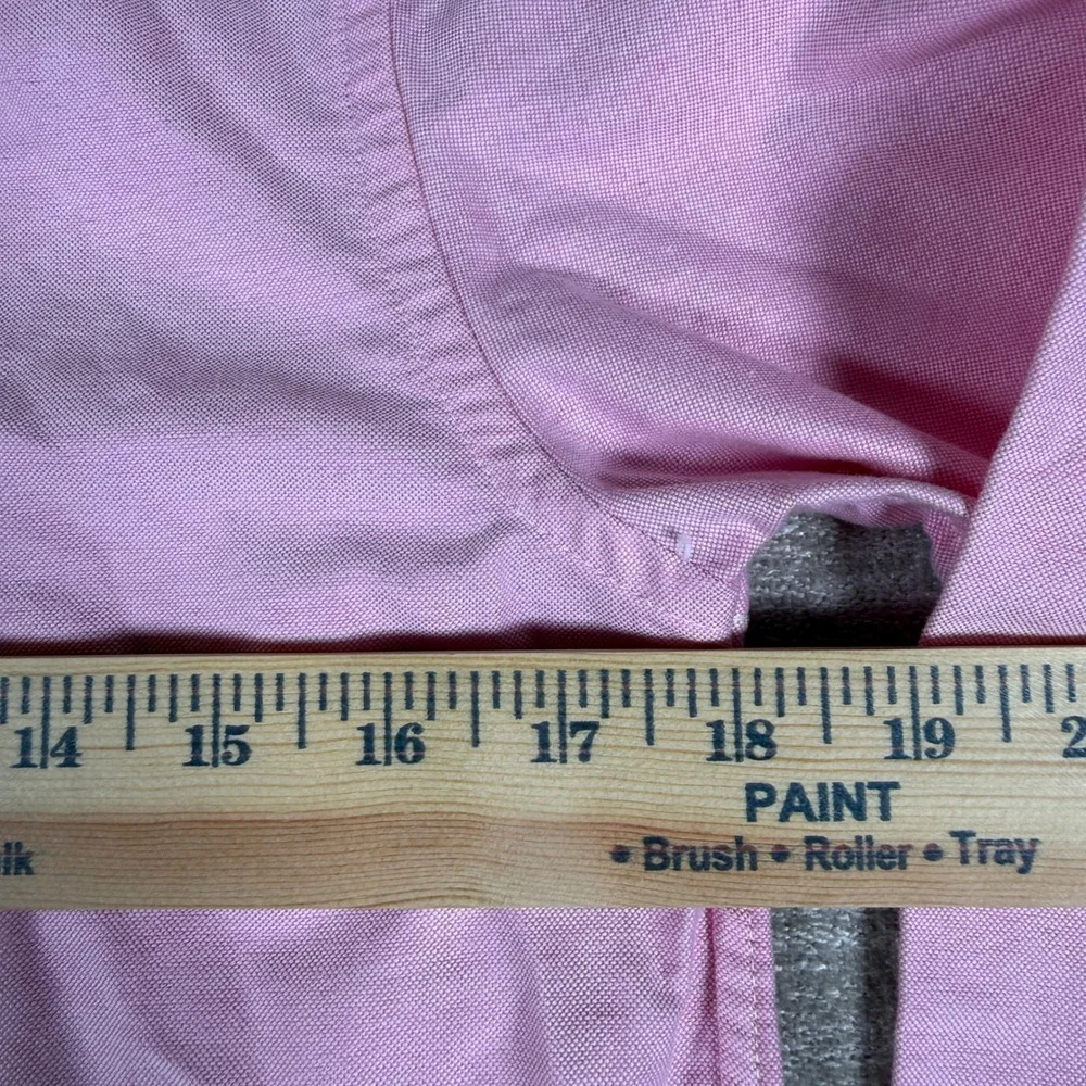 Ralph Lauren Oxford Shirt Boys L Pink Polo Bear L/S Button Down